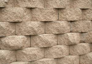segmental block retaining wall